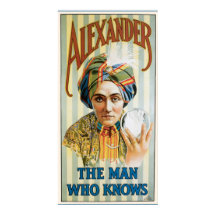 Vintage Magic Poster, Alexandre, o Homem que Conhe