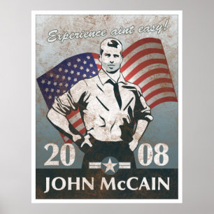 Poster vintage McCain Hero
