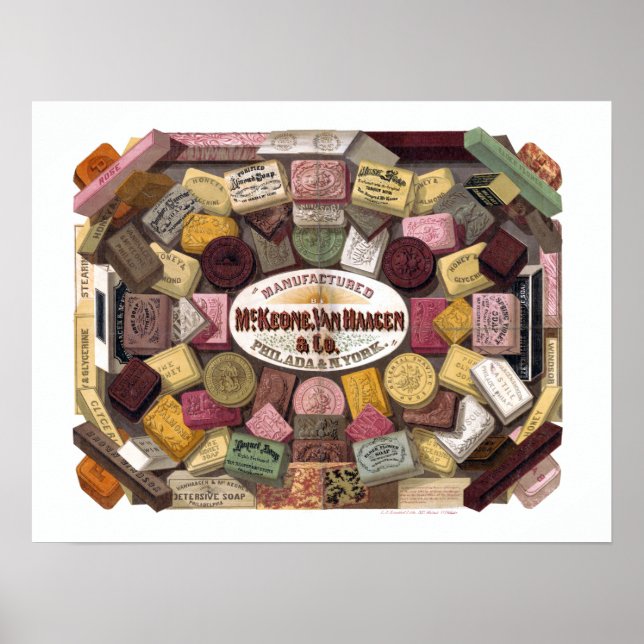Poster Vintage McKeone van Haagen Soap Advertisement (Frente)
