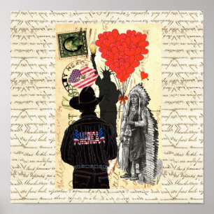 Poster Vintage Merica
