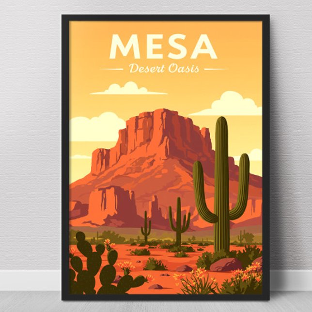 Poster Vintage Mesa Arizona (Criador carregado)