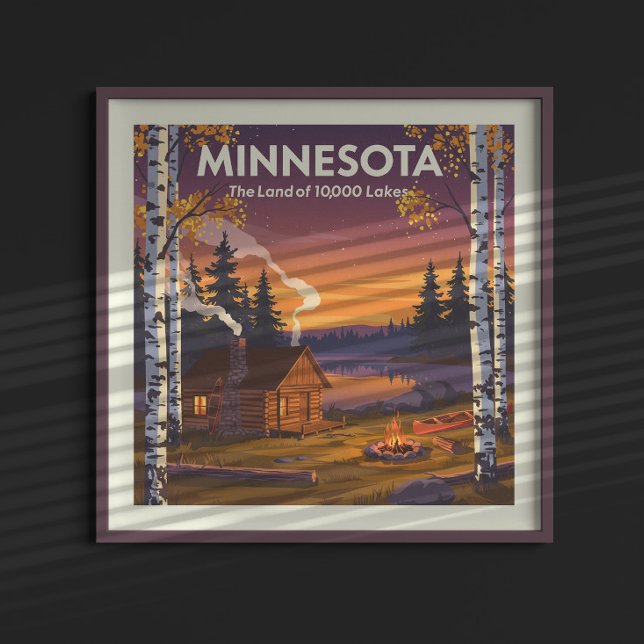 Poster Vintage Minnesota (Criador carregado)