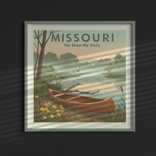 Poster Vintage Missouri