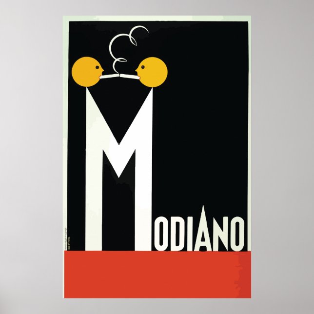 Póster Vintage Modiano Cigarette Paper (Frente)
