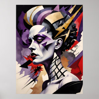 Poster Vintage Monster Bride