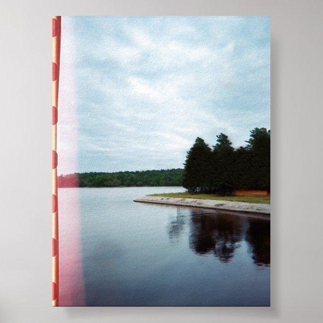Poster Vintage Moody Lake Film Fotografia (Frente)