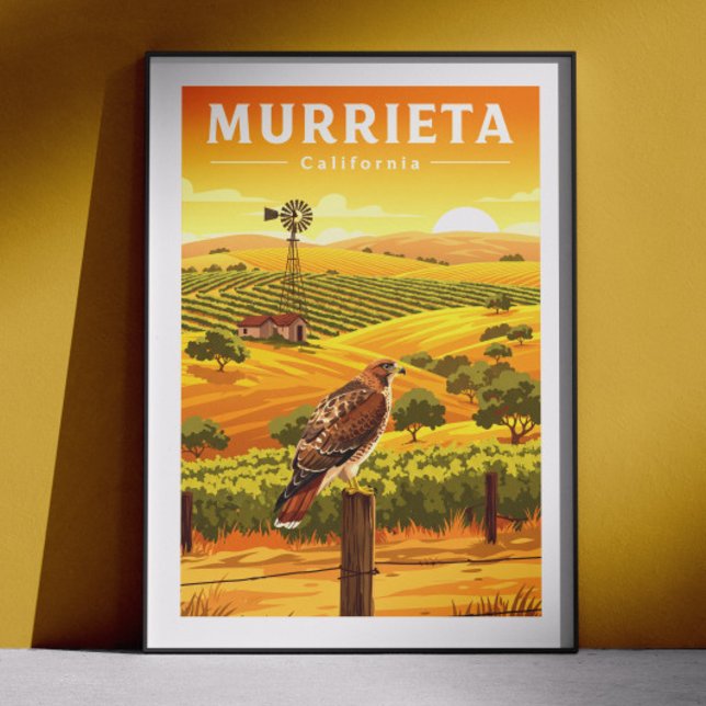 Poster Vintage Murrieta California (Criador carregado)