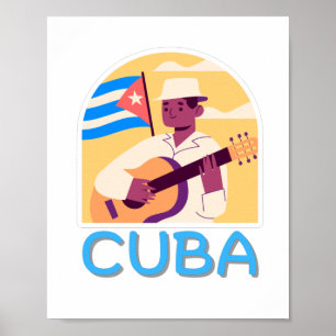 Poster Vintage Música Cubana