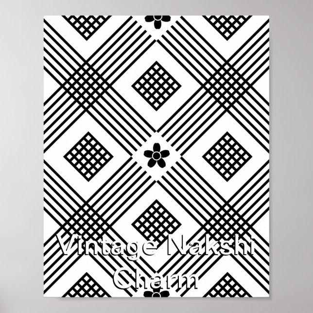 Poster Vintage Nakshi Charm (Frente)