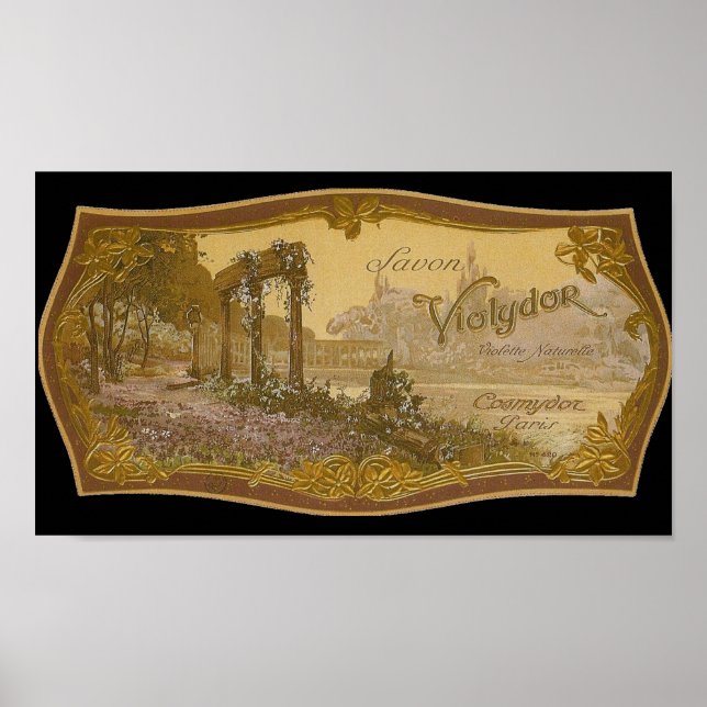 Póster Vintage Natural Soap Ad (Frente)