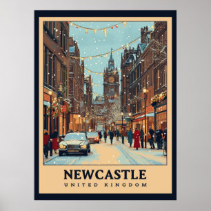 Poster Vintage Newcastle