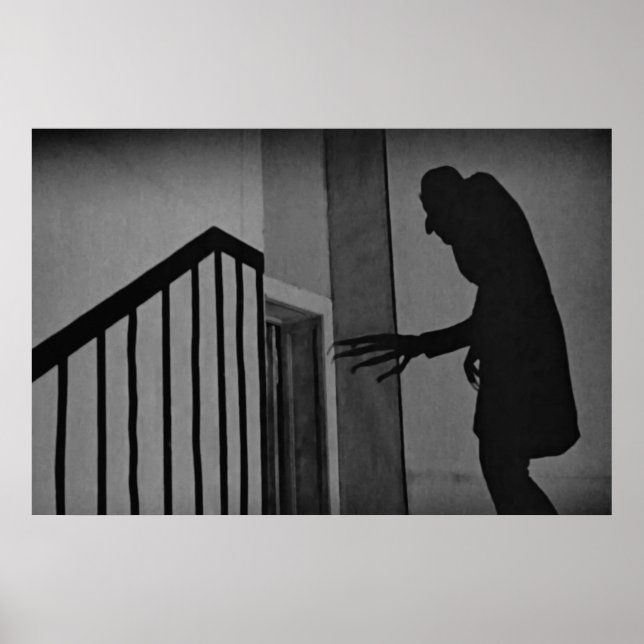 Poster Vintage Nosferatu Shadow Scense (Frente)