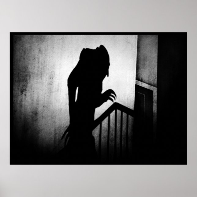 Poster Vintage Nosferatu Shadow Scense (Frente)