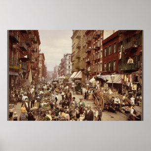 Poster Vintage Nova Iorque 1890