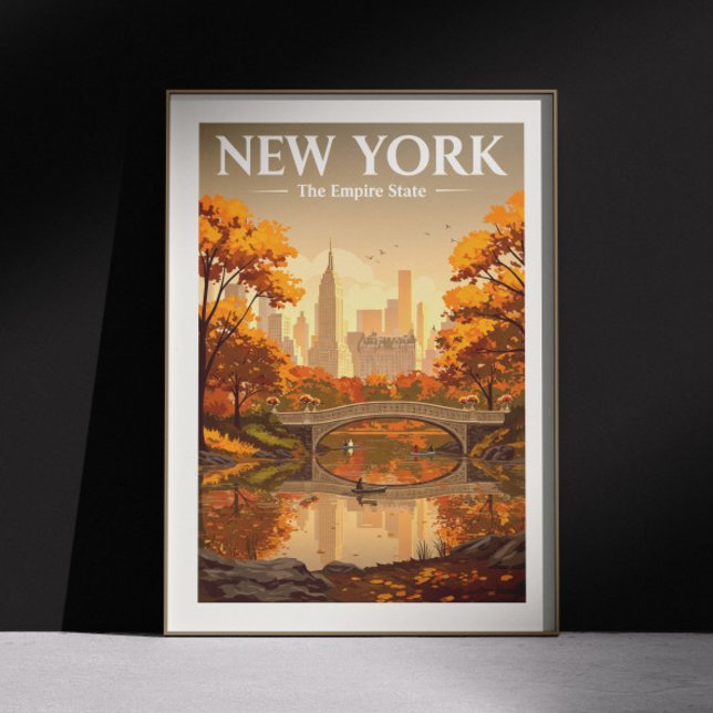 Poster Vintage Nova York (Criador carregado)