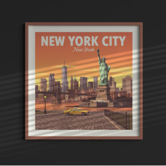 Poster Vintage Nova York