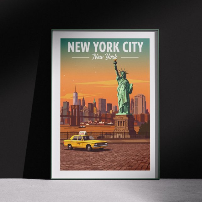 Poster Vintage Nova York (Criador carregado)