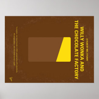 Poster Vintage O Meu Willy Wonka E A Fábrica De Chocolate