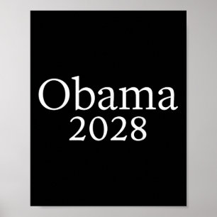 Poster Vintage Obama Para O Presidente 2028 Obama 2028