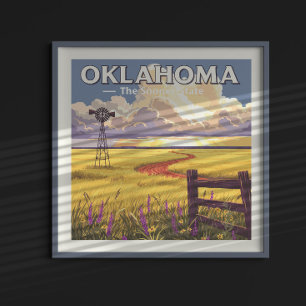 Poster Vintage Oklahoma