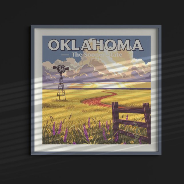 Poster Vintage Oklahoma (Criador carregado)