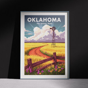 Poster Vintage Oklahoma