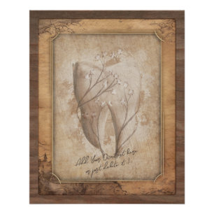 Póster Vintage Old Fashiked Dental Art. Dentist Gift