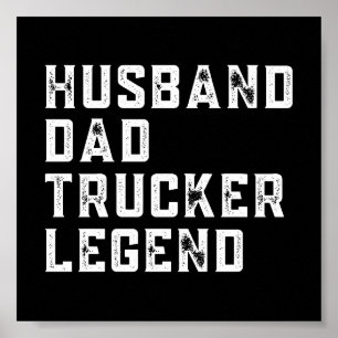 Poster Vintage Pai Trucker dizendo