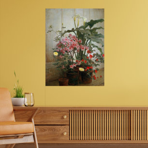 Poster Vintage Painting Side of a Greenhouse por Lambdin