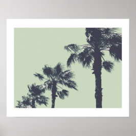 Poster Vintage Palm Trees