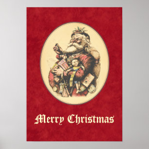 Poster Vintage Papai Noel
