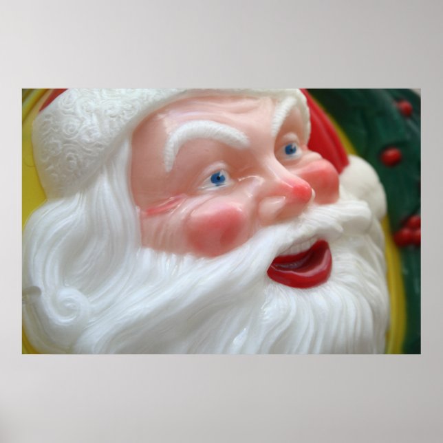 Poster Vintage Papai Noel (Frente)