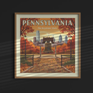 Poster Vintage Pensilvânia