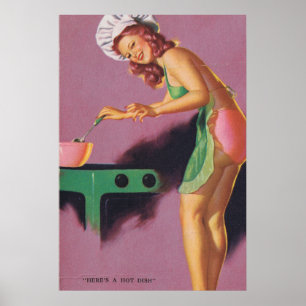 Poster Vintage Pin-up