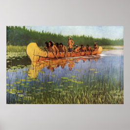 Poster Vintage Pioneers, Excelentes Explorers de Remingto