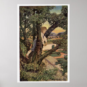 Poster Vintage Poem, Terra Estrangeira por Jessie Willcox