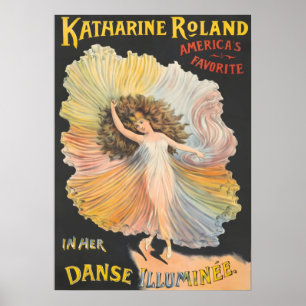 Poster vintage por Katharine Roland