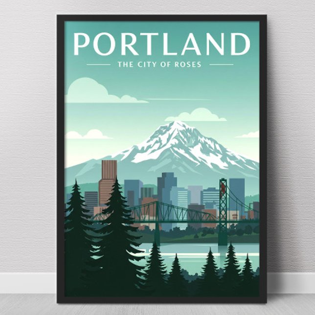 Poster Vintage Portland (Criador carregado)
