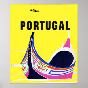 Poster Vintage Portugal Viagem