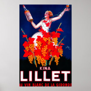 Poster Vintage PosterEurope de Lillet das kinas