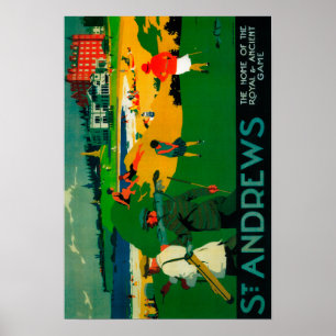 Poster Vintage PosterEurope de St Andrews
