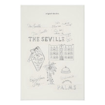 Vintage, Preppy Coquette Girl Poster brilhante