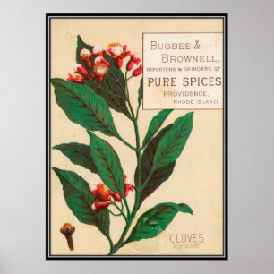 Póster Vintage: propaganda da comida -