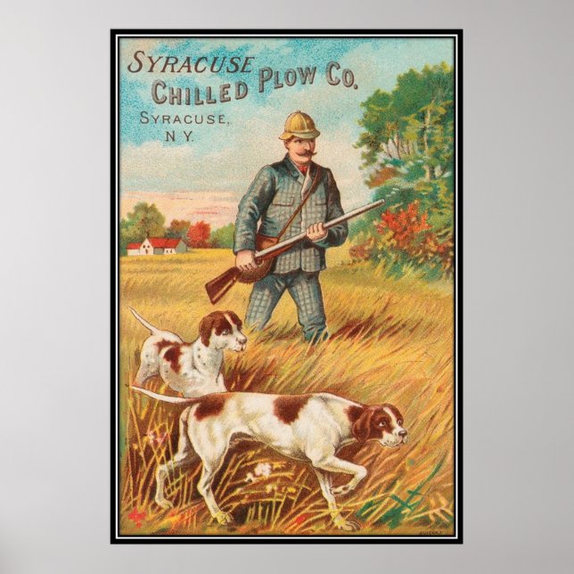 Poster Vintage: publicidade agrícola - (Frente)