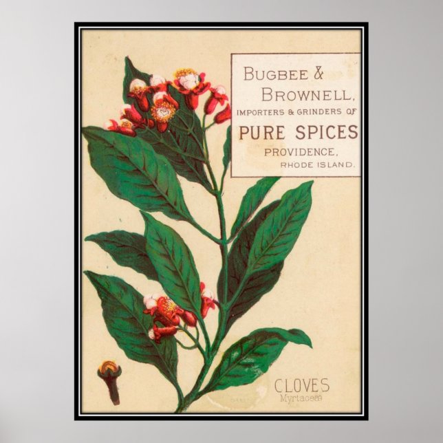 Póster Vintage: publicidade comida - (Frente)