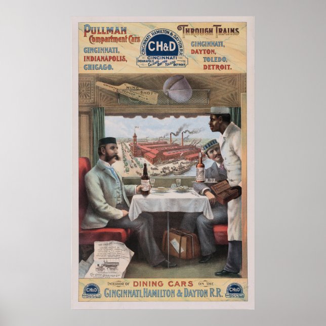 Póster Vintage Pullman (Frente)