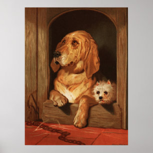Poster Vintage Pups