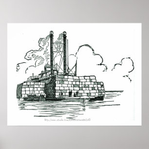 Póster "Vintage "quando o algodão era rei," (1800-1860) 