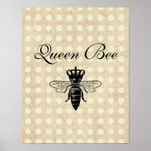 Poster Vintage Queen Bee