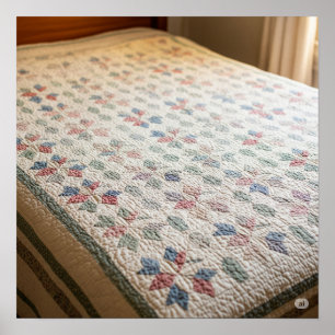 Poster Vintage Quilt Graphics